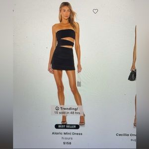 Worn Once - Alaric Mini Dress from Revolve - Size small (0-2) but is stretchy